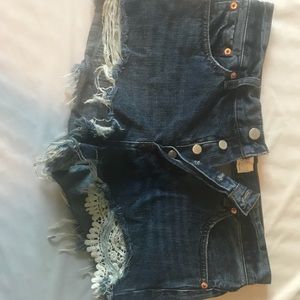 High Waisted We the Free- Free People Shorts